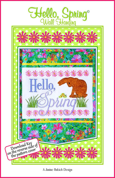 Hello Spring Wall Hanging - Decorative Tapestry