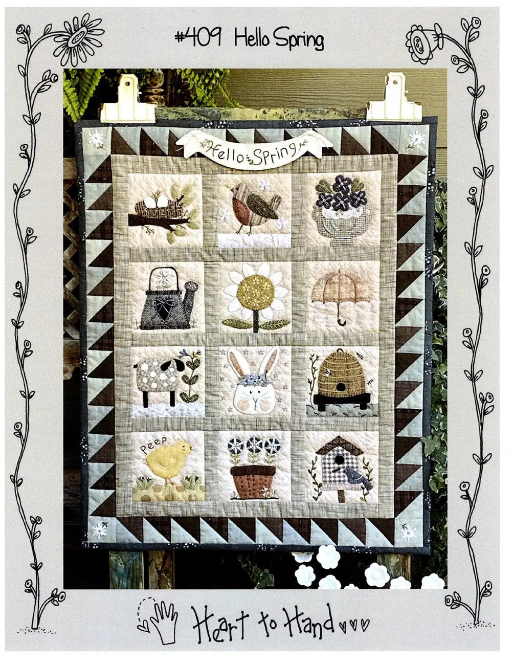Bonjour Printemps ! Patron de Mini Quilt