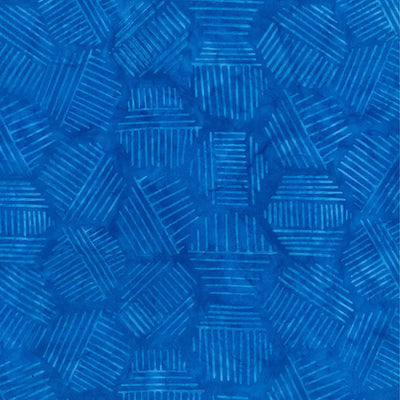 Tissu en coton Hexies Blue Bayou 44"/45" par yard