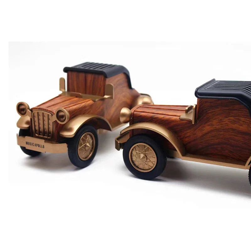 Haut-parleur Bluetooth A9 Retro Classique - Design en Bois