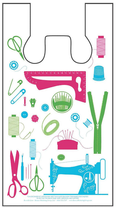 Hip Quilter Plastic Shopping Bags - 1000 Count