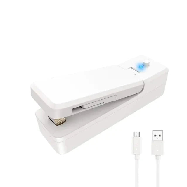 Sellador de bolsas mini portátil recargable