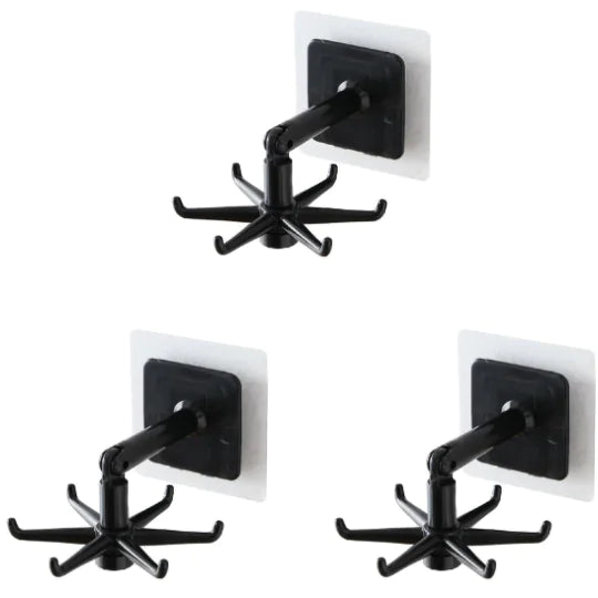 Premium Rotating Hook Organizer for Efficient Storage