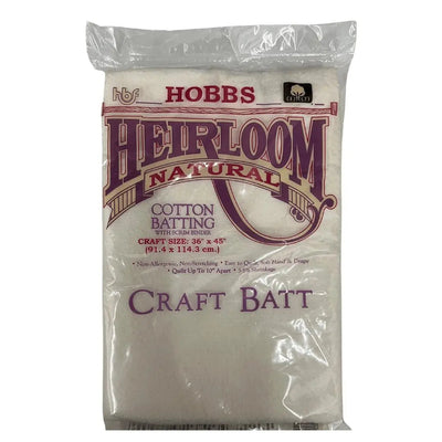 Paquete de Batting de Algodón 100% Hobbs Heirloom