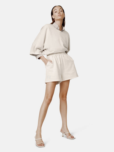 Short de Lounge de French Terry - Hay