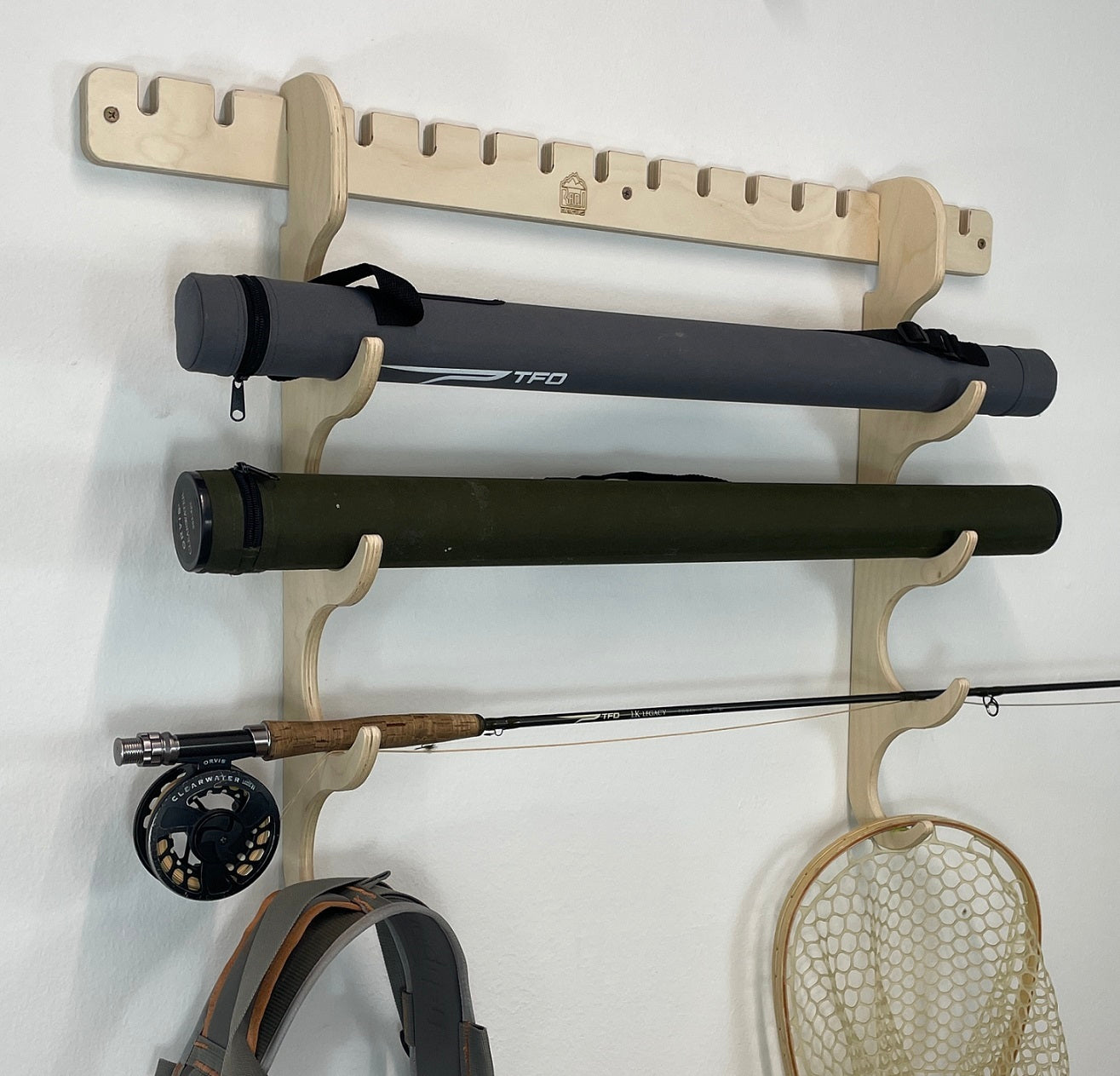 HOOKSET Premium Fishing Rod Storage Rack - Korvel