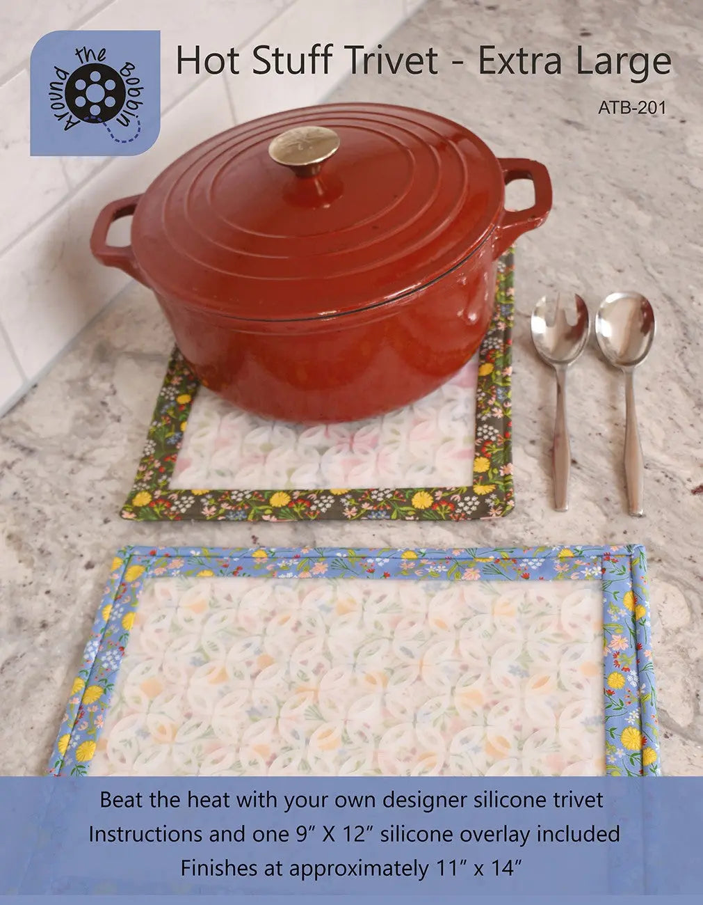 Trivet de Silicona Diseñador XL Hot Stuff