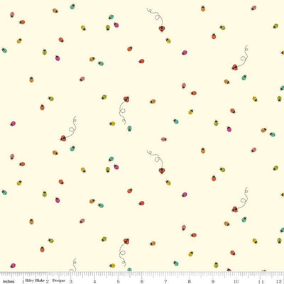 Tissu en coton Hush Hush 5 Little Ladies - 43"/44" par yard
