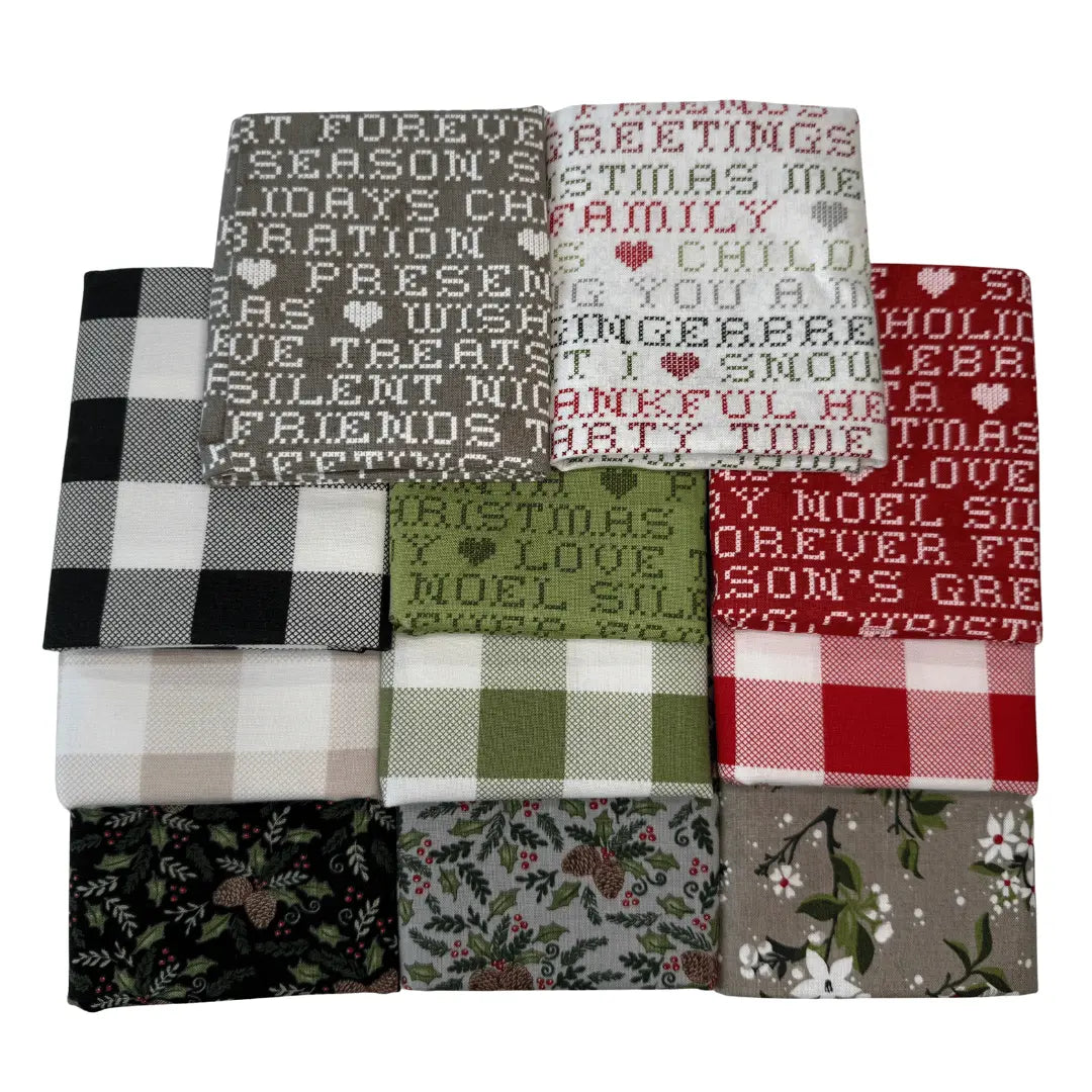Conjunto de Fat Quarters Hustle & Bustle - Set de 11