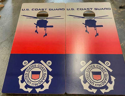 Premium U.S. Coast Guard Cornhole Set - Built to Last - Korvel