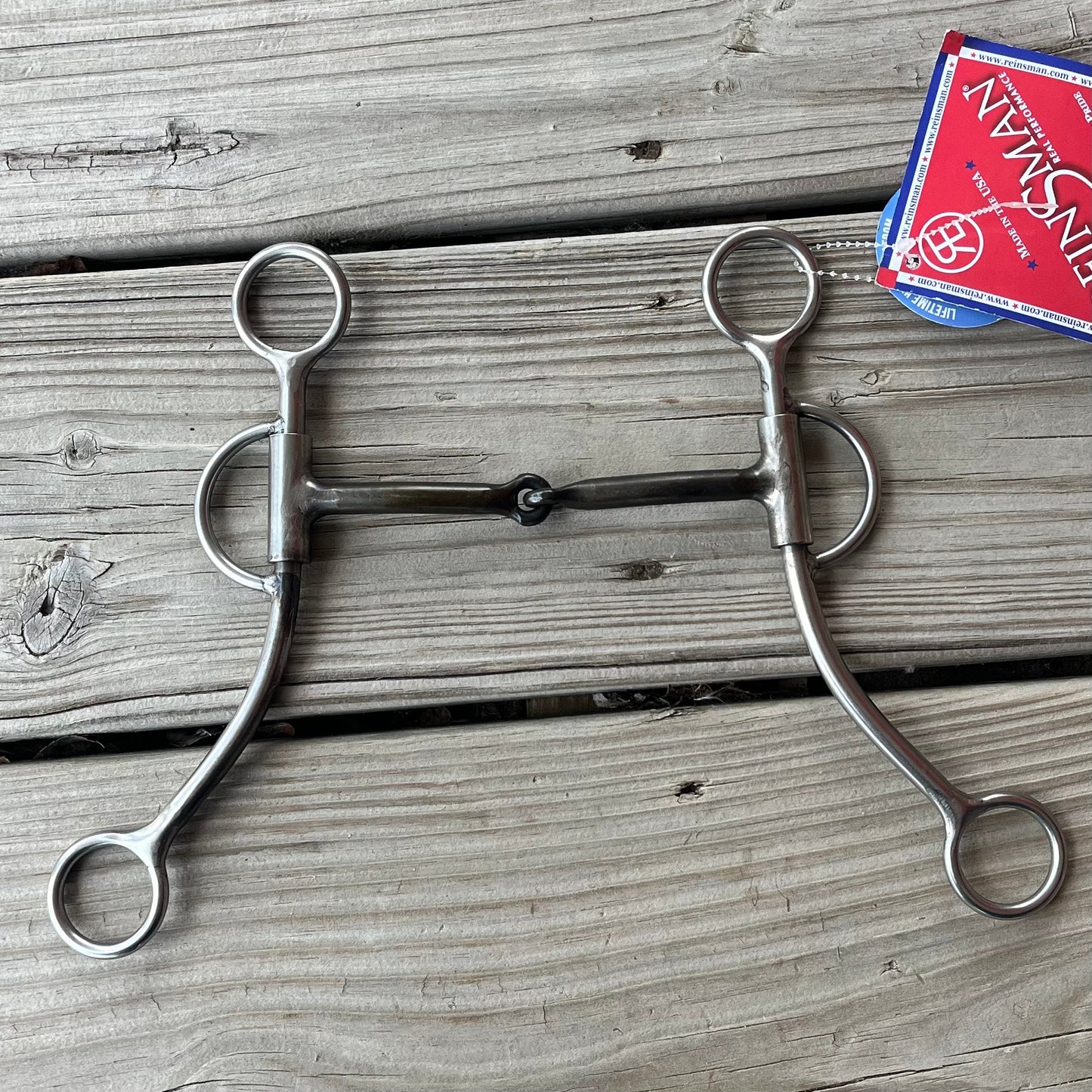 Premium 8" D&L Reiner Snaffle Bit - Sweet Iron Design - Korvel