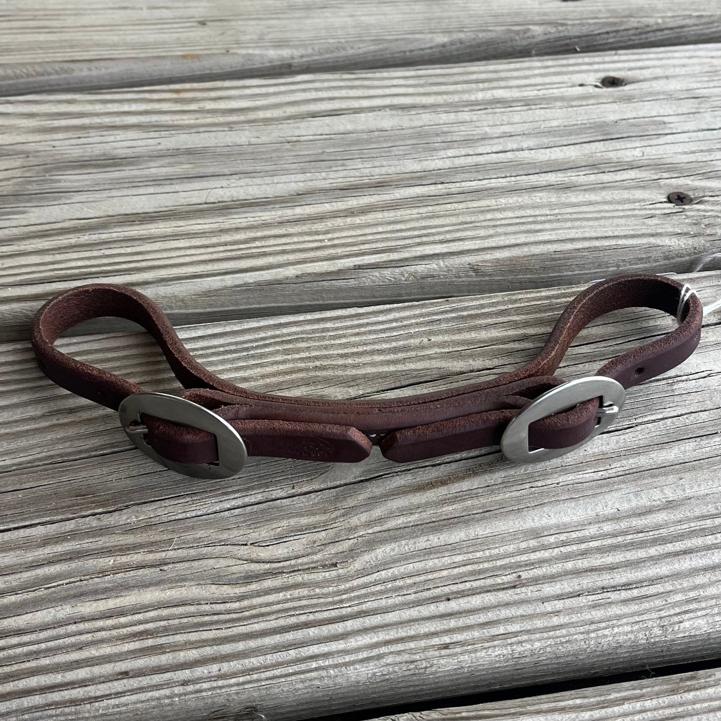 Premium Adjustable Leather Curb Strap - Korvel