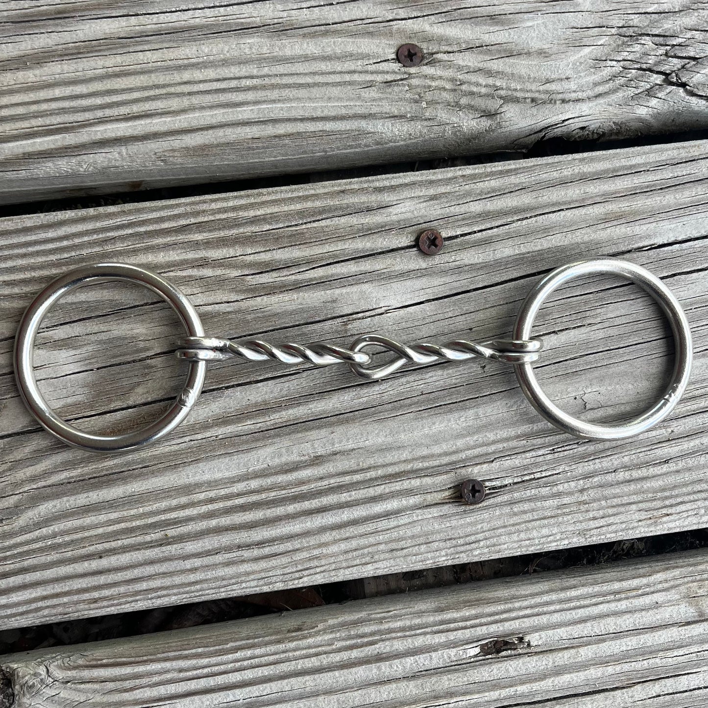 Durable Pony Twisted O-Ring Bit for Equestrian Excellence - Korvel