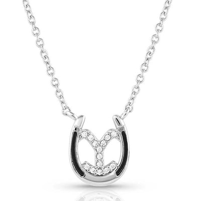 Montana Silversmiths Yellowstone Horseshoe Necklace - Korvel