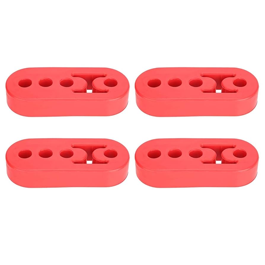 Support de silencieux en polyuréthane réglable SPDZ1 - Noir ou Rouge