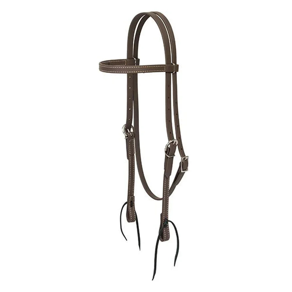Durable Brown Biothane Headstall for Equestrian Training | Weaver - Korvel