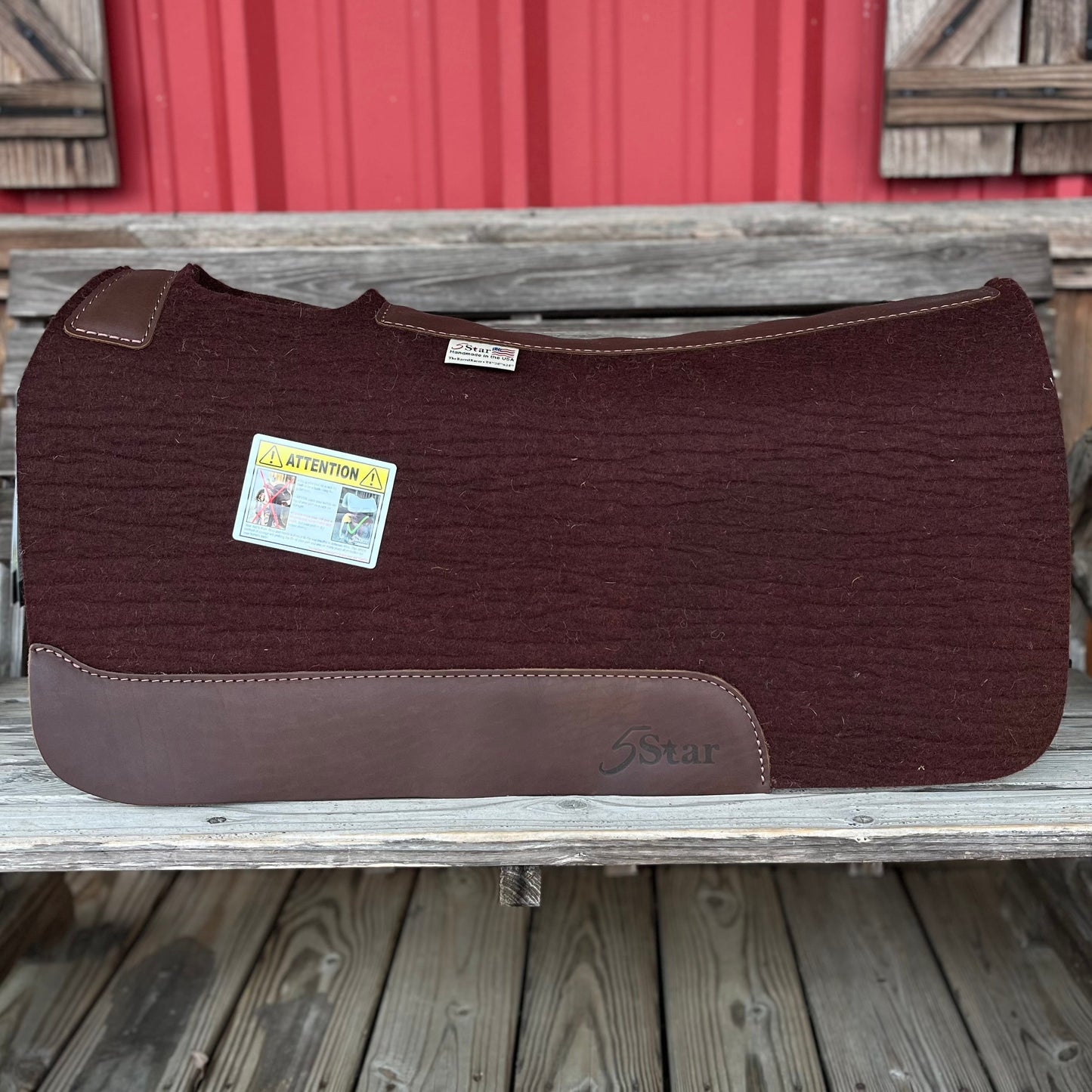 Premium 7/8" Dark Chocolate Barrel Pad - 30x28 - Korvel