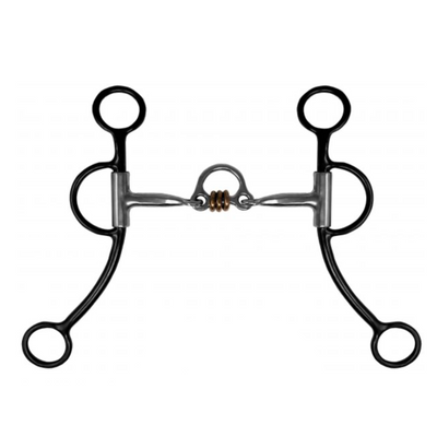 Precision Small Ported Snaffle Bit with Copper Rollers - Korvel