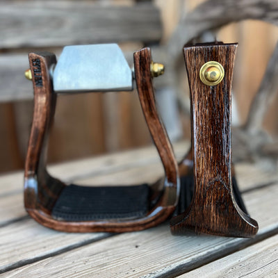 Nettles 3" Barrel Gripper Stirrups with Leveling Feature - Korvel