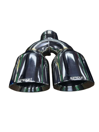 Premium SPDZ1 Dual Exit Exhaust Tips for Enhanced Performance - Korvel