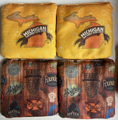 Michigan Brewery Cornhole Bags (set of 8) - Korvel