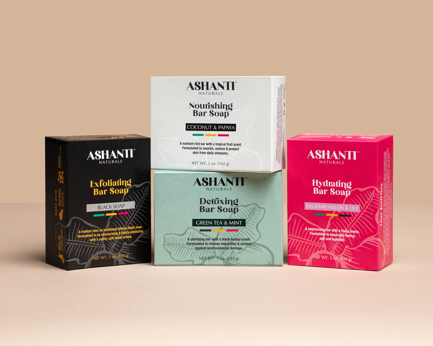 Jabón Hidratante de Melón Kalahari y Lirio de ASHANTI NATURALS