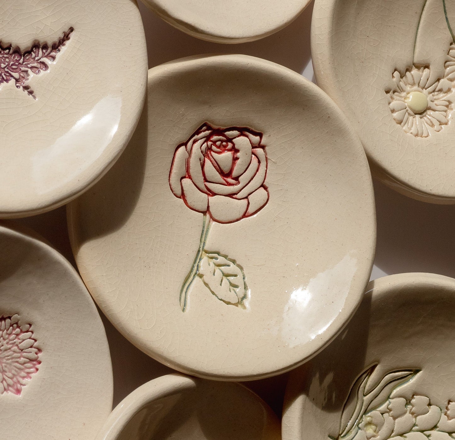 Personalized Birth Flower Trinket Dish - Korvel
