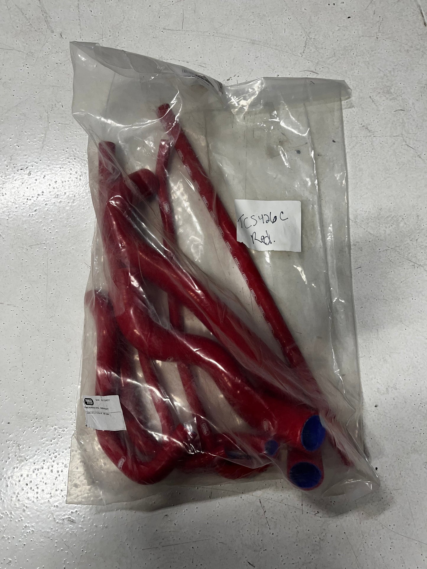 Kit de Mangueras de Refrigerante SAMCO (8 piezas) - Rojo para Corvette 97-04 5.7L