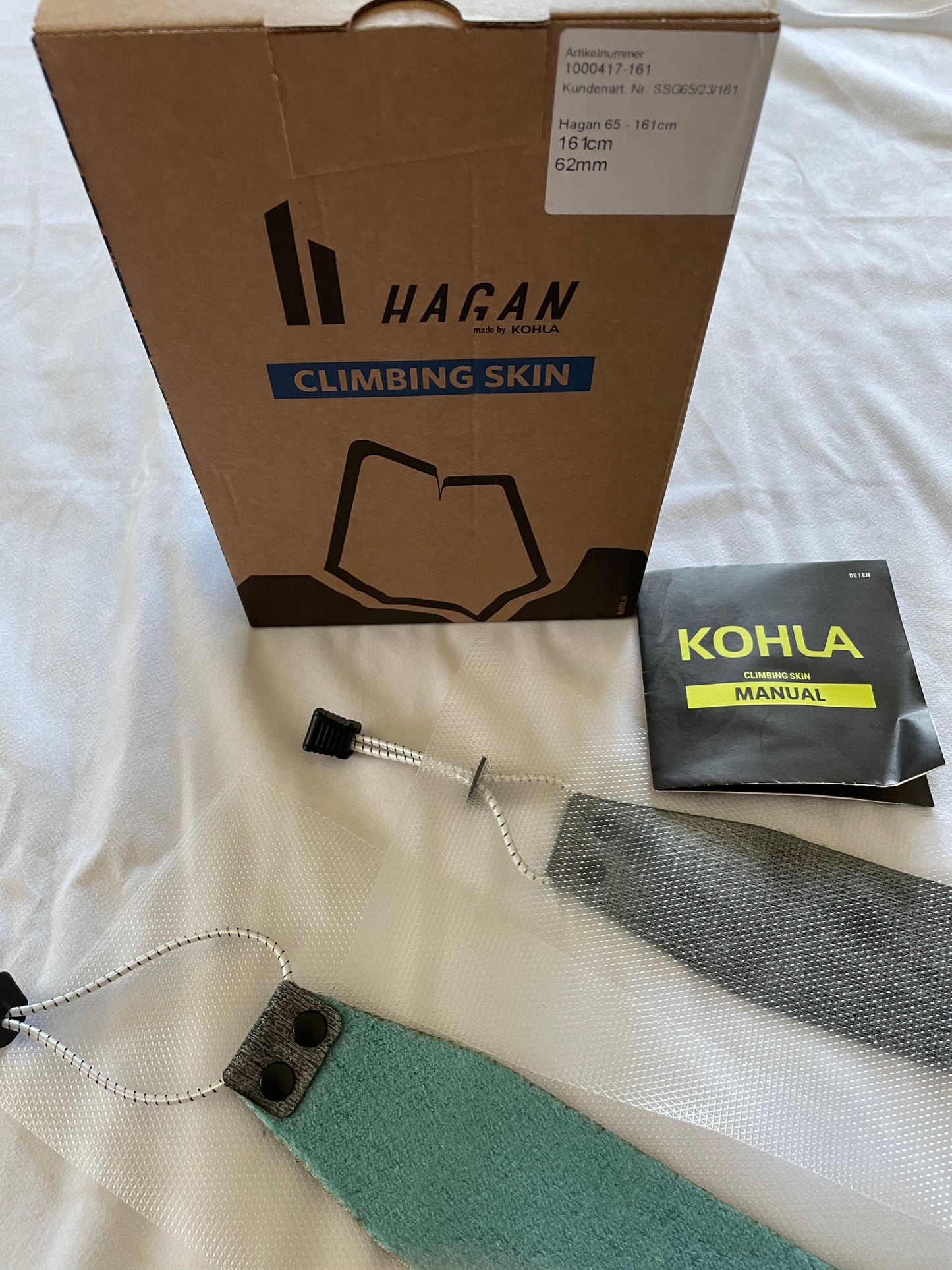 Kohla Ultra Race Climbing Skins - 62mm Precision Performance - Korvel