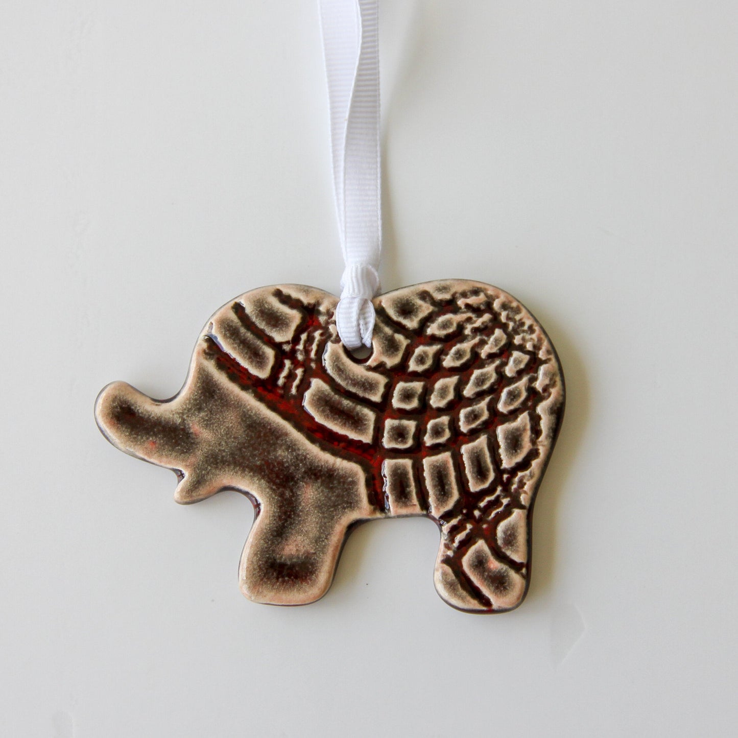 Charming Handmade Elephant Holiday Ornament - Korvel