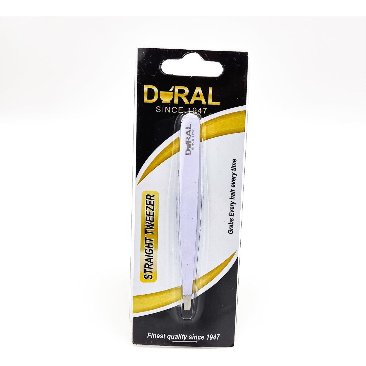 Dural Straight Tweezer in Elegant White