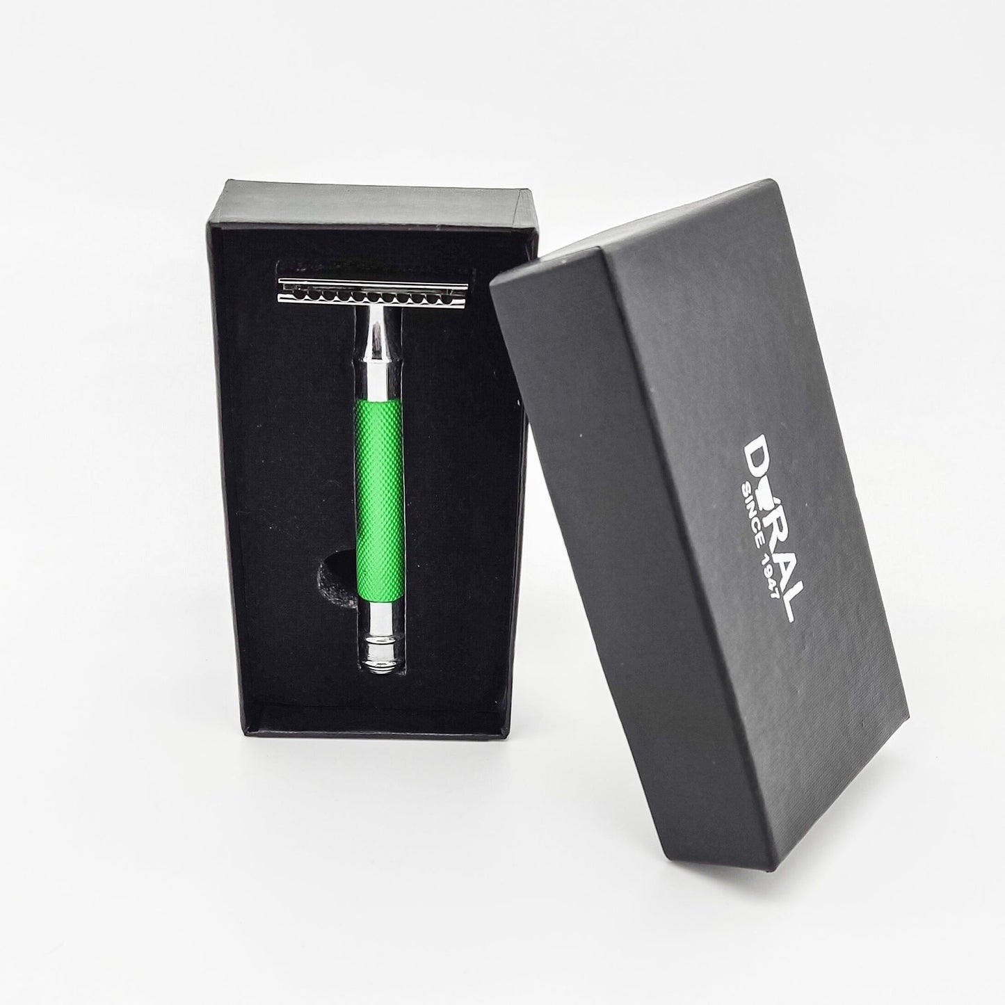 Maquinilla de afeitar de doble filo Dural Heavy Stroud con funda