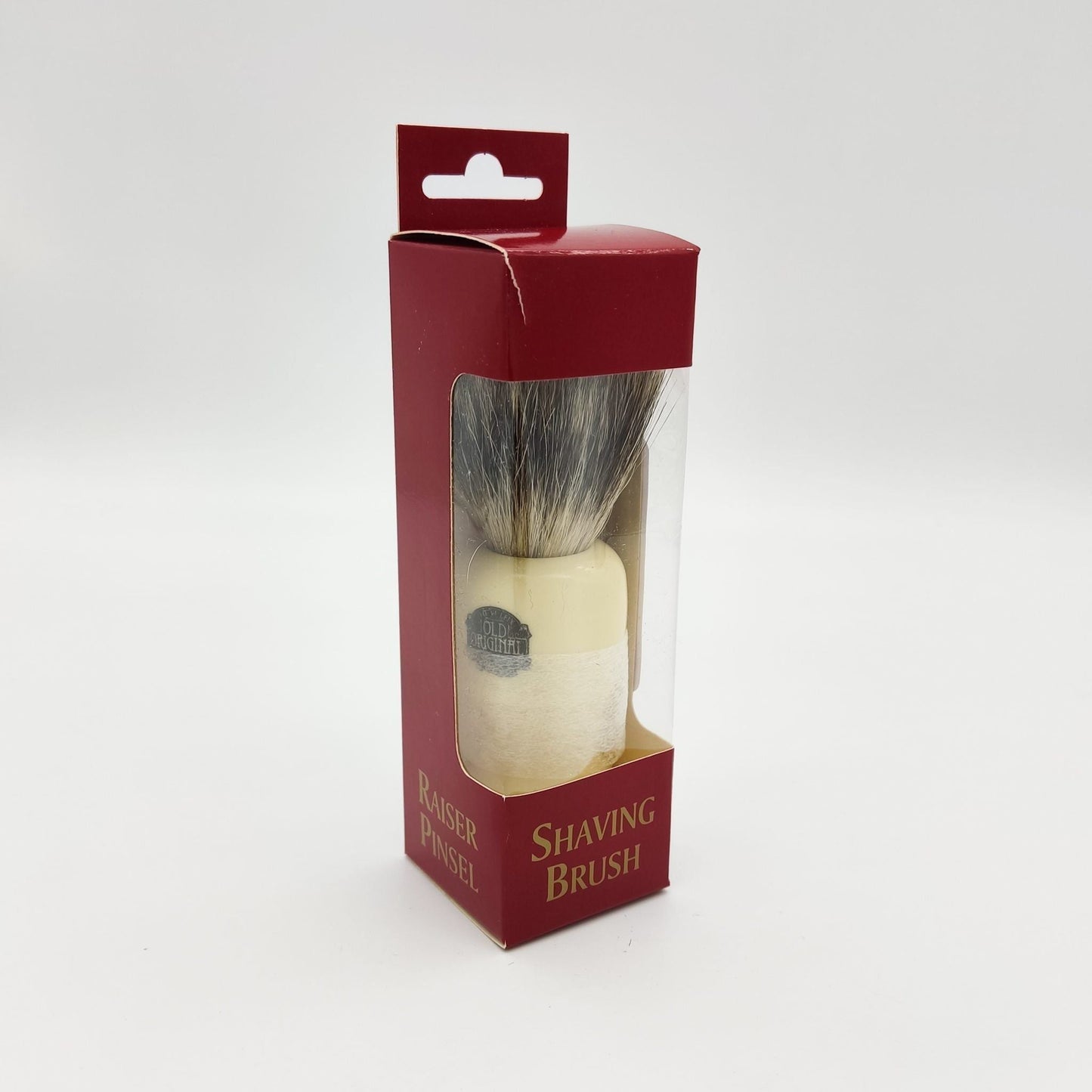 Brosse à raser Vulfix 850 en poils de blaireau pur avec manche en ivoire
