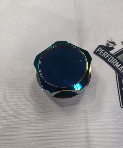 Nnr Neo Chrome Flat Top Oil Cap - Premium Performance - Korvel