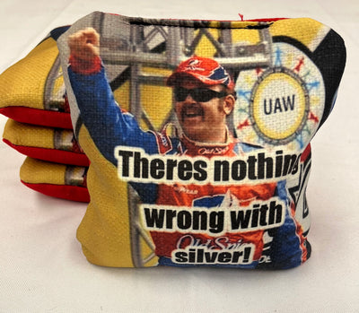 Premium Talladega Nights Cornhole Bags - Set of 8 - Korvel
