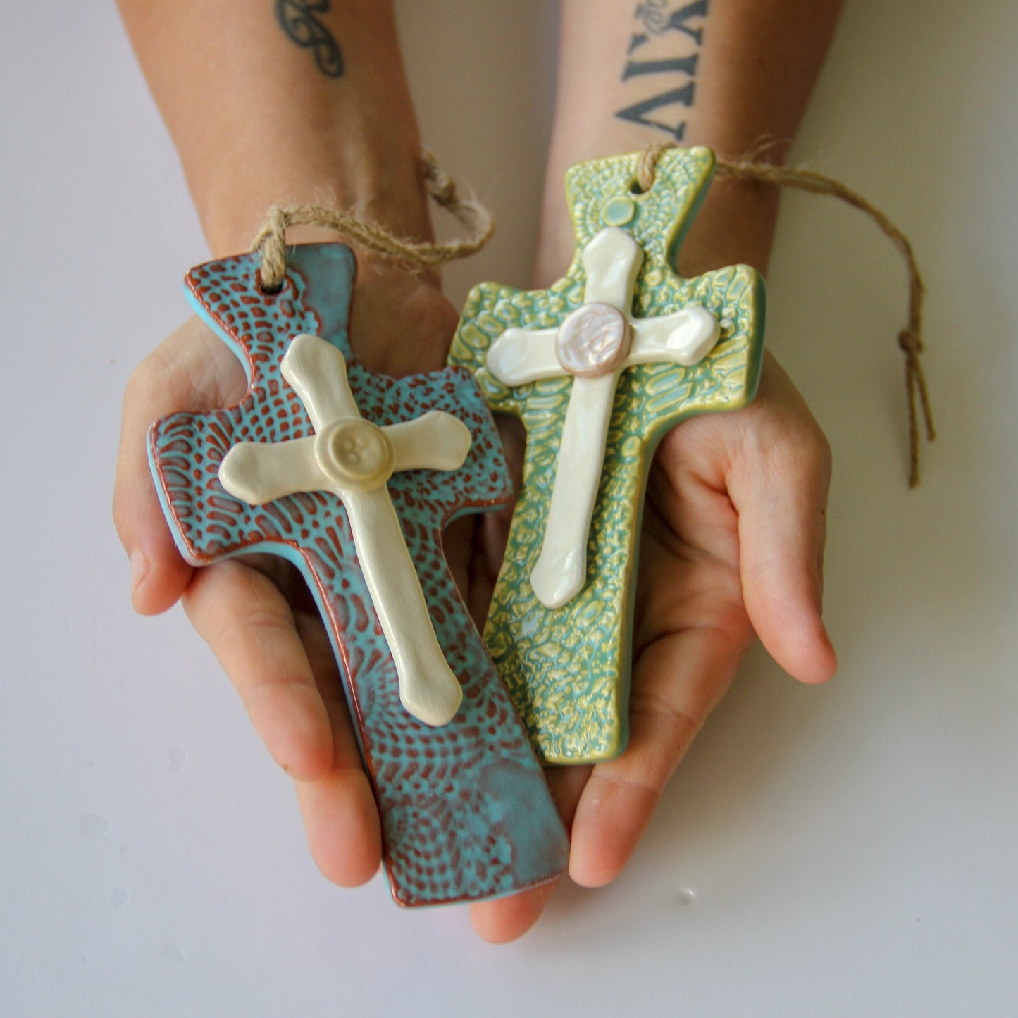 Handcrafted Trinity Cross for Home Decor - Korvel