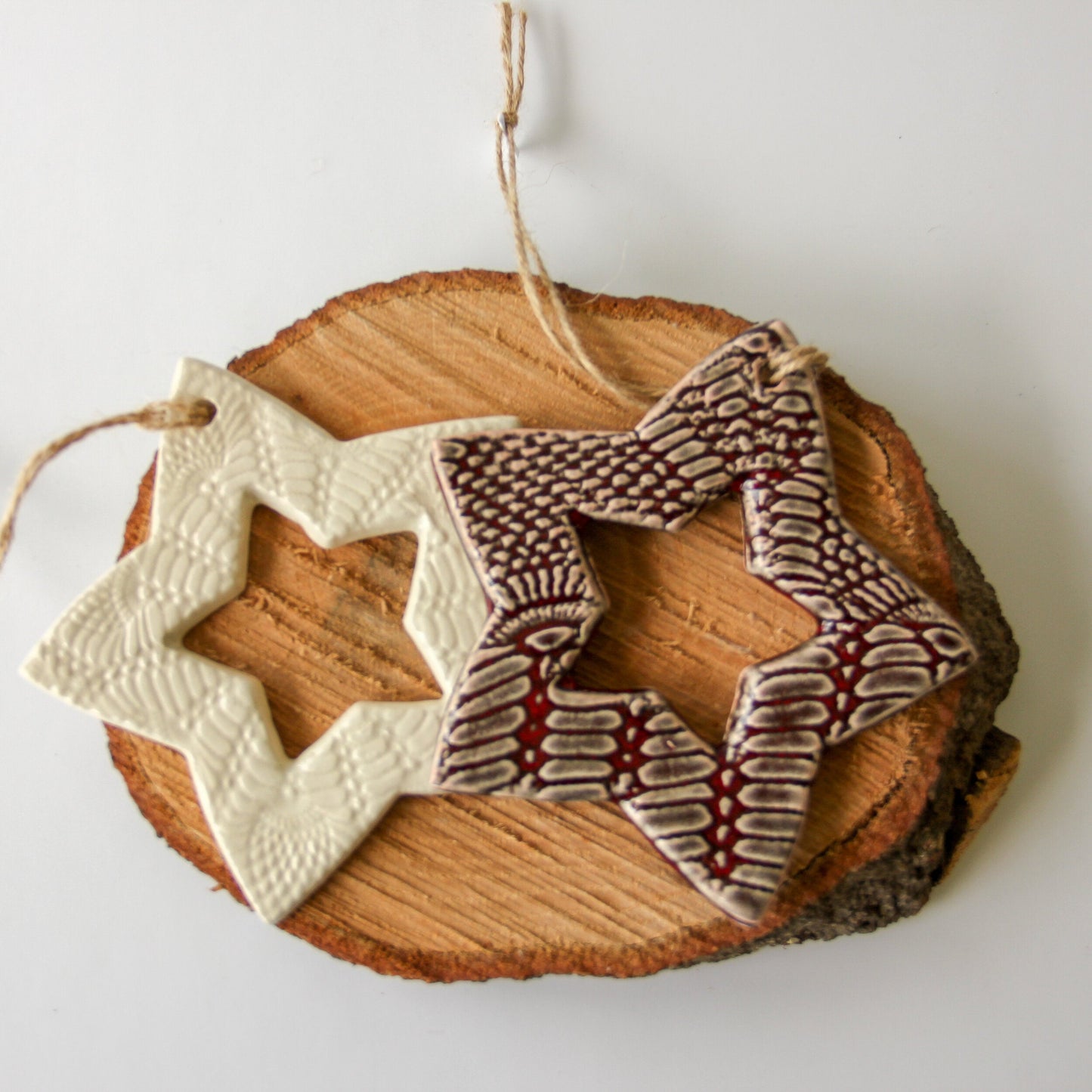 Handmade Cutout Star Ornament