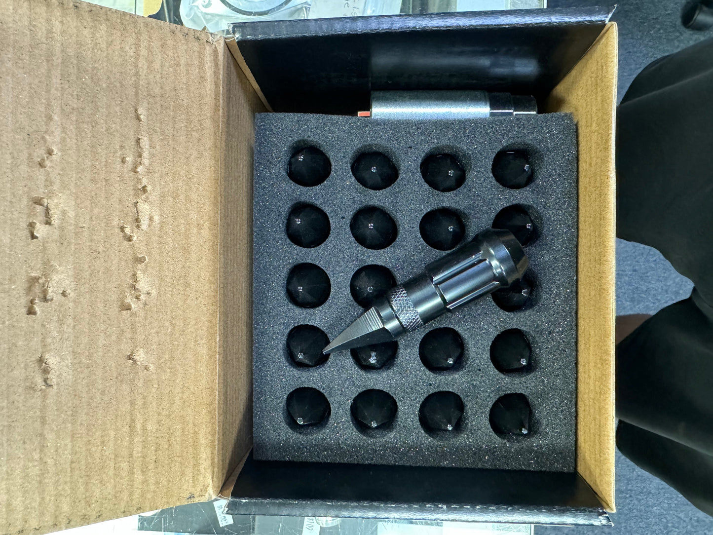 NNR Steel Lock Spike - Black 12x1.5 V3