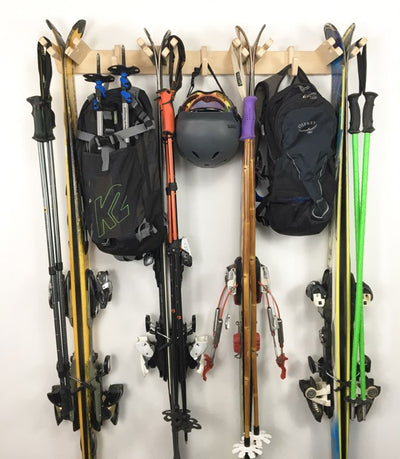 The Apres Vertical Ski Wall Rack