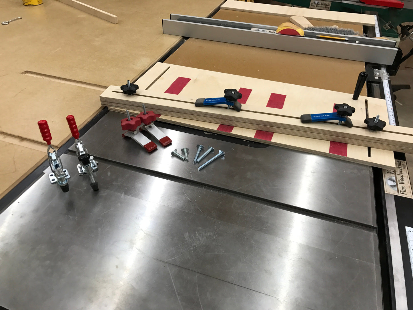 Tapering Jig and Straight Line Rip Jig Plans