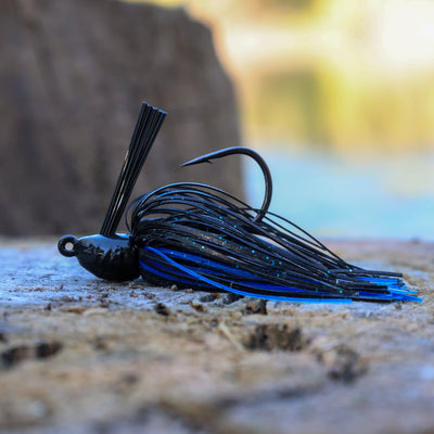 Premium Reaction Tackle Swim Jigs – Weedless Bass Lures – 3 Pack