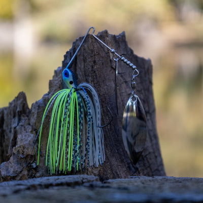Premium Tungsten Double Willow Spinnerbait Jigs – 2-Pack