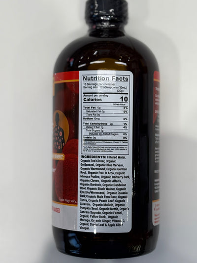 Organic Herbal Liquid Blood & Parasite Cleanse - Korvel