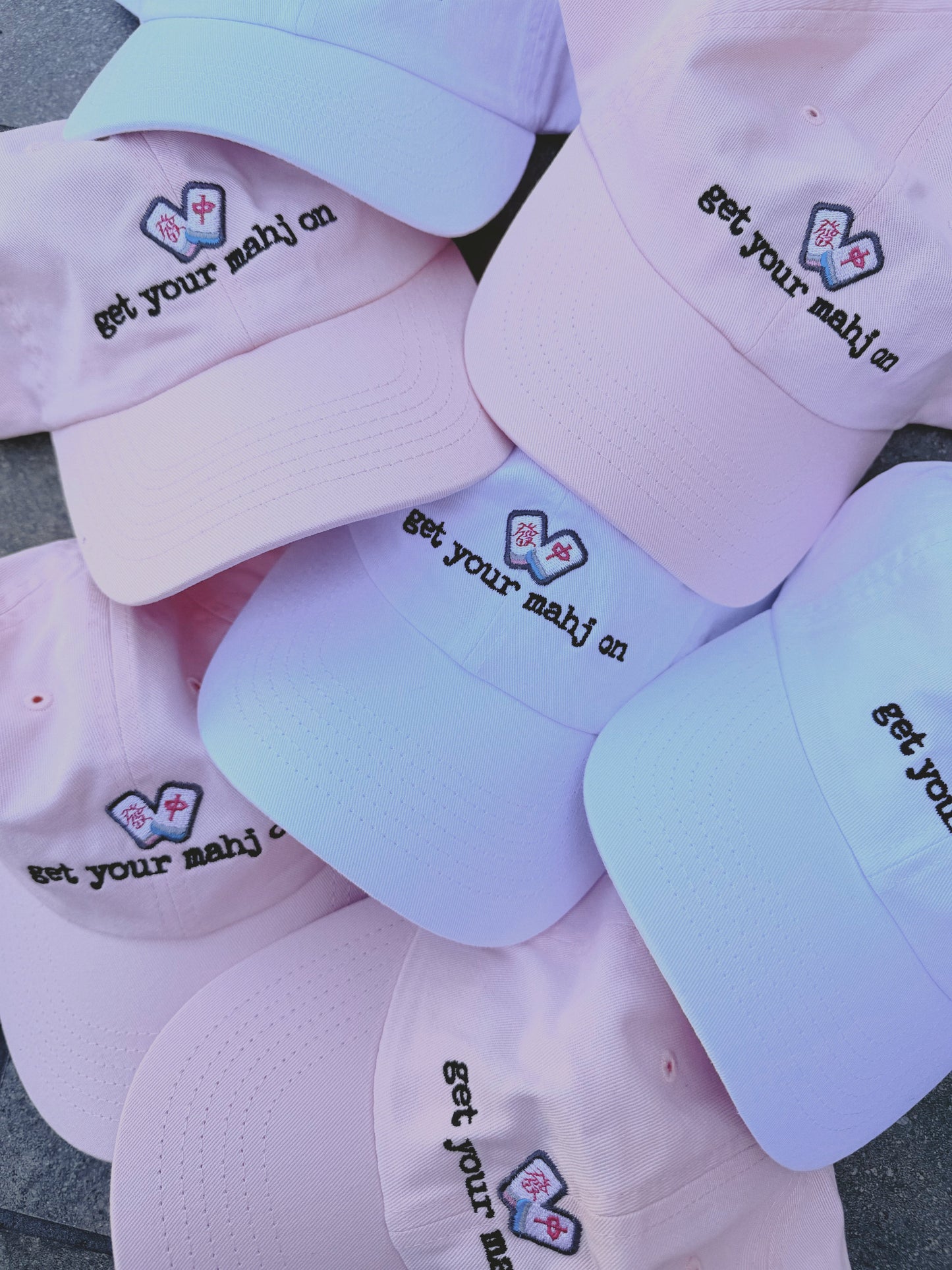 MAHJ ON ♡ Casquette brodée Dad Hat