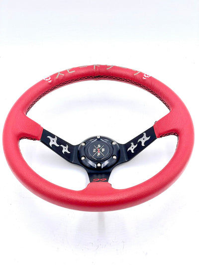 SPDZ1 Ninja Steering Wheel (Red) – Performance & Style - Korvel