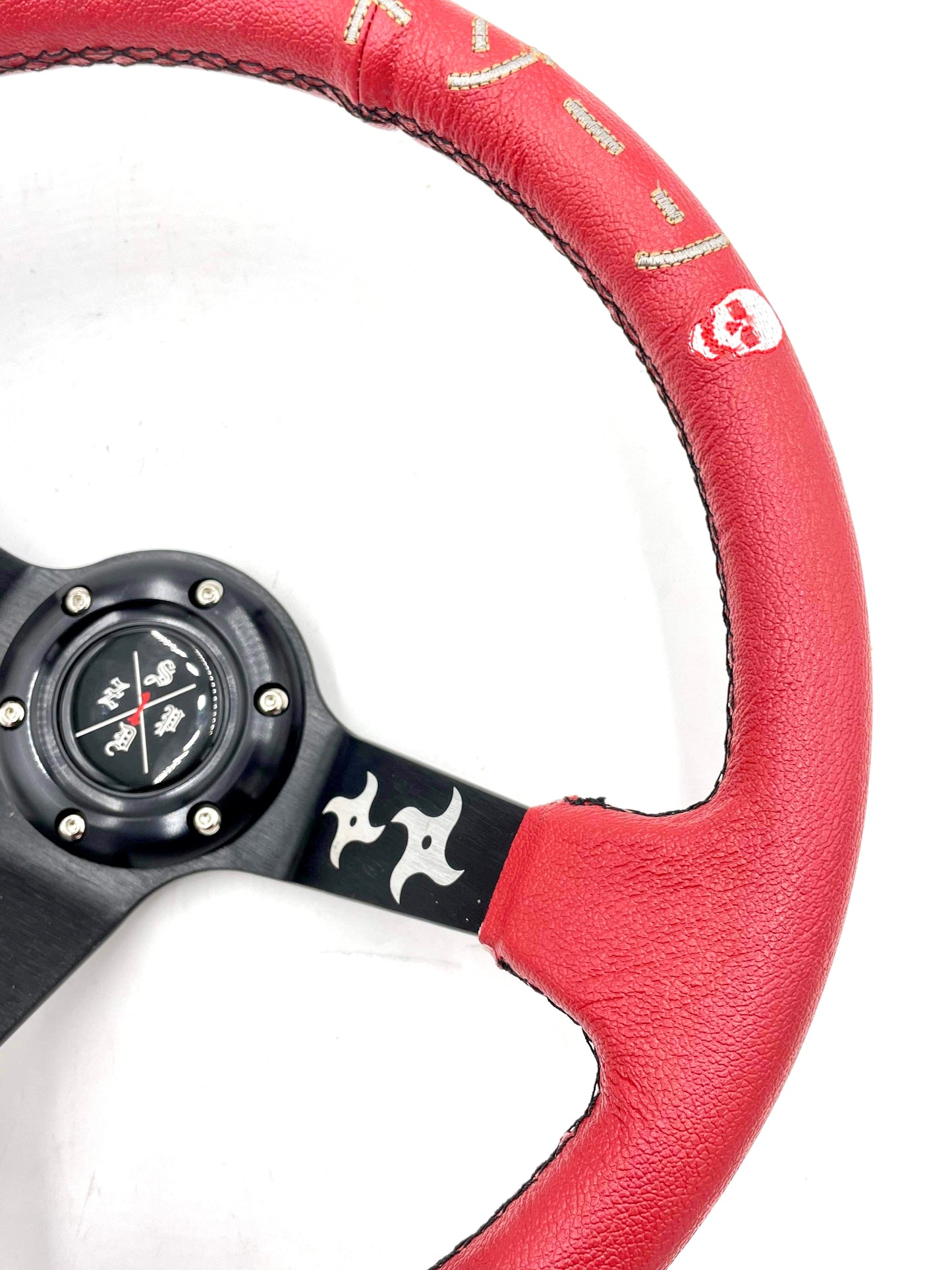 SPDZ1 Ninja Steering Wheel (Red) – Performance & Style - Korvel