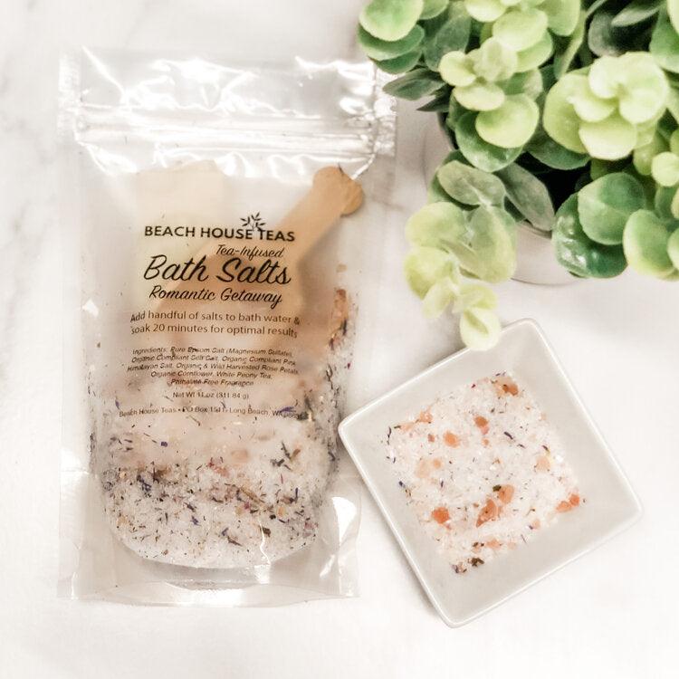 Romantic Getaway Tea-Infused Bath Salts - Korvel
