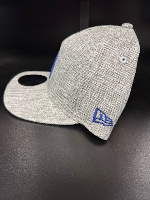 Casquette ajustable 9Forty en coton tissé gris des Los Angeles Dodgers