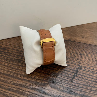 Natural Tan Matte Alligator Apple Watch Band