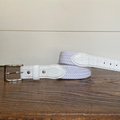The Stretch Belt in White